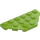 LEGO Lime Wedge Plate 3 x 6 with 45º Corners (2419 / 43127)