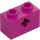 LEGO Magenta Brick 1 x 2 with Axle Hole (&#039;+&#039; Opening and Bottom Tube) (31493 / 32064)