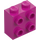 LEGO Magenta Brick 1 x 2 x 1.6 with Studs on One Side (1939 / 22885)