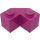 LEGO Magenta Brick 2 x 2 Facet (87620)