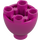 LEGO Magenta Brick 2 x 2 x 1.3 Round Inverted Dome (24947)