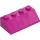 LEGO Magenta Slope 2 x 4 (45°) with Rough Surface (3037)