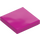 LEGO Magenta Tile 2 x 2 with Groove (3068 / 88409)