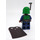 LEGO Mandalorian Tribe Warrior with Green Helmet Minifigure