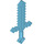 LEGO Medium Azure Minecraft Sword (18787)