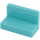 LEGO Medium Azure Panel 1 x 2 x 1 with Rounded Corners (4865 / 26169)
