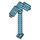 LEGO Medium Azure Pixelated Pickaxe (18789)