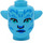 LEGO Medium Azure Tsireya Minifigure Head with Ears (101705)