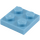 LEGO Medium Blue Plate 2 x 2 (3022 / 94148)