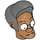 LEGO Medium Dark Flesh Apu Nahasapeemapetilon Head (18146)