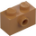 LEGO Medium Dark Flesh Brick 1 x 2 with 1 Stud on Side (86876)