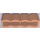 LEGO Medium Dark Flesh Brick 1 x 4 Log (30137)