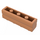 LEGO Medium Dark Flesh Brick 1 x 4 with Embossed Bricks (15533)