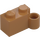 LEGO Medium Dark Flesh Hinge Brick 1 x 4 Base (3831)