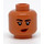 LEGO Medium Dark Flesh MJ Minifigure Head (Recessed Solid Stud) (3626 / 55058)