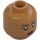 LEGO Medium Dark Flesh MJ Minifigure Head (Recessed Solid Stud) (3626 / 55058)