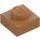 LEGO Medium Dark Flesh Plate 1 x 1 (3024 / 30008)