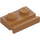 LEGO Medium Dark Flesh Plate 1 x 2 with Door Rail (32028)