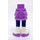 LEGO Medium Lavender Hip with Short Double Layered Skirt with White and Purple shoes (23898 / 92818)