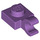 LEGO Medium Lavender Plate 1 x 1 with Horizontal Clip (Thick Open &#039;O&#039; Clip) (52738 / 61252)