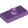 LEGO Medium Lavender Plate 1 x 2 with 1 Stud (with Groove and Bottom Stud Holder) (15573)
