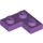 LEGO Medium Lavender Plate 2 x 2 Corner (2420)