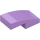 LEGO Medium Lavender Slope 1 x 2 Curved (3593 / 11477)