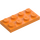 LEGO Medium Orange Plate 2 x 4 (3020)