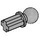 LEGO Medium Stone Gray Axle with Ball (2736 / 3985)