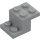 LEGO Medium Stone Gray Bracket 2 x 3 with Plate and Step with Bottom Stud Holder (73562)