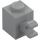 LEGO Medium Stone Gray Brick 1 x 1 with Horizontal Clip (60476 / 65459)