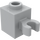 LEGO Medium Stone Gray Brick 1 x 1 with Vertical Clip (Open &#039;O&#039; Clip, Hollow Stud) (60475 / 65460)