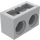 LEGO Medium Stone Gray Brick 1 x 2 with 2 Holes (32000)