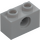 LEGO Medium Stone Gray Brick 1 x 2 with Hole (3700)