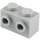 LEGO Medium Stone Gray Brick 1 x 2 with Studs on Opposite Sides (52107)