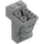 LEGO Medium Stone Gray Brick 2 x 3 x 3 with Lion&#039;s Head Carving and Cutout (30274 / 69234)