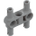 LEGO Medium Stone Gray Cross Block Beam 3 with Four Pins (48989 / 65489)