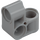 LEGO Medium Stone Gray Cross Block Bent 90 Degrees with Three Pinholes (44809)