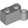 LEGO Medium Stone Gray Hinge Brick 1 x 4 Base (3831)