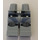 LEGO Medium Stone Gray Hips and Legs with Straps, Buckles and Knee Pads Pattern (3815 / 33991)