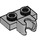 LEGO Medium Stone Gray Plate 1 x 2 with Middle Ball Joint Socket (14704)