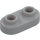 LEGO Medium Stone Gray Plate 1 x 2 with Rounded Ends and Open Studs (35480)