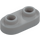 LEGO Medium Stone Gray Plate 1 x 2 with Rounded Ends and Open Studs (35480)