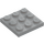 LEGO Medium Stone Gray Plate 3 x 3 (11212)