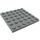 LEGO Medium Stone Gray Plate 6 x 6 (3958)