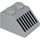 LEGO Medium Stone Gray Slope 2 x 2 (45°) with Black Grille (60186 / 69607)