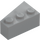 LEGO Medium Stone Gray Wedge Brick 3 x 2 Right (6564)