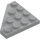 LEGO Medium Stone Gray Wedge Plate 4 x 4 Corner (30503)