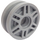 LEGO Medium Stone Gray Wheel Rim Ø18 x 7  with Deep Spokes and Brake Rotor (13971 / 77031)