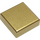 LEGO Metallic Gold Tile 1 x 1 with Groove (3070 / 30039)